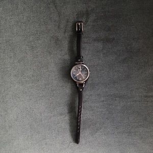 Women’s Fossil Georgia Smoke Leather Watch